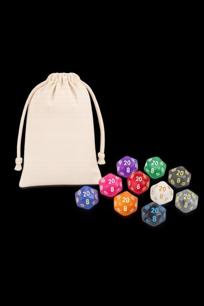 Hunter&Collectors Würfel Dice D20 verschiedene Farben